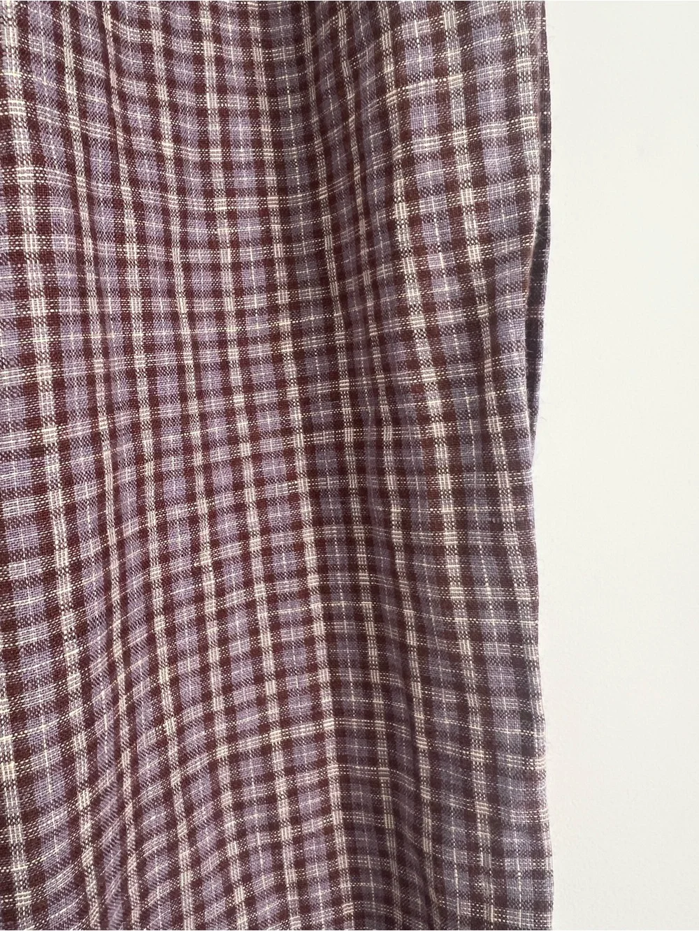 NWT Deiji Studios Ease Trousers in Russet Check - Size Large - Picture 6 of 7